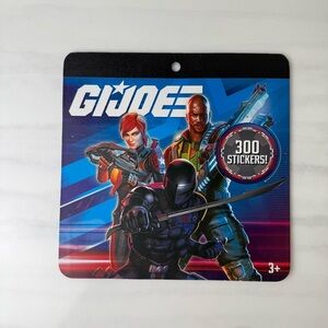 G.I.JOE Sticker Collector's Album unused, 2020 Hasbro 8 page book (300 Stickers)